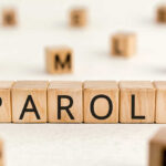 Wooden blocks spelling the word parole