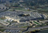 Aerial view of the Pentagon