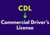 Text explaining CDL as Commercial Driver's License