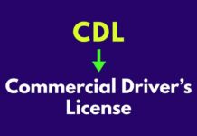 Text explaining CDL as Commercial Driver's License