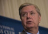 Senator Lindsey Graham speaking at event.