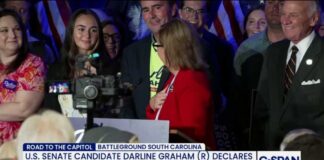 Sen. Darline Graham (R-SC) Victory Speech