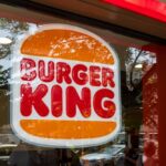 Burger King logo on a restaurant window