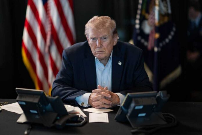 President,Donald,J.,Trump,Oversees,Operation,Epic,Fury,At,Mar-a-lago, President Donald Trump