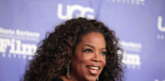 Oprah Winfrey smiles.